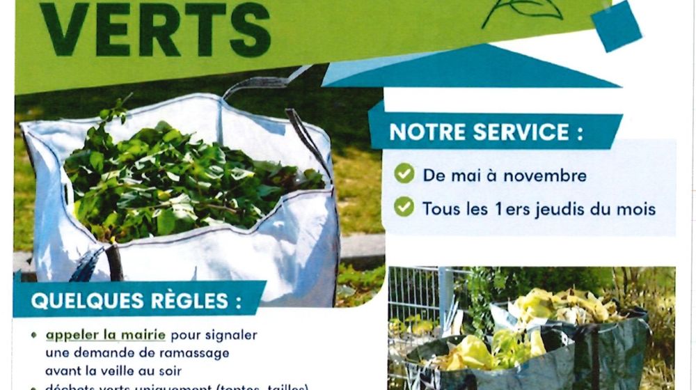 COLLECTE DES DECHETS VERTS