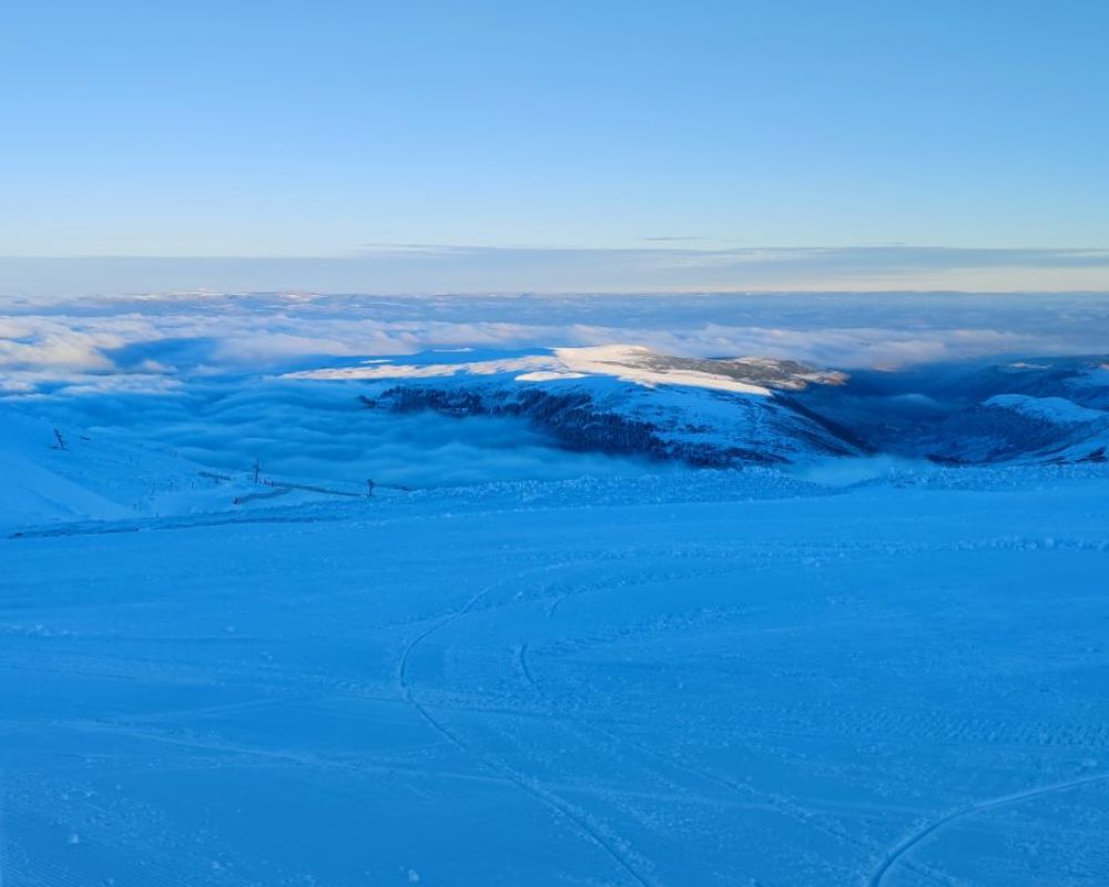 Station de ski du Lioran situé près de Saint-Jacques-des-Blats dans le Cantal
