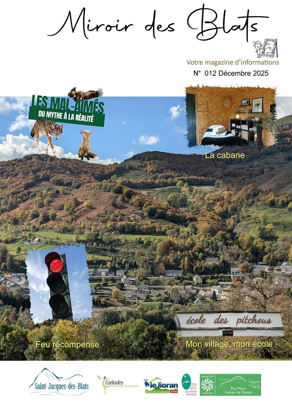 Miroir des Blats, commune de Saint-Jacques-des-Blats, décembre 2024