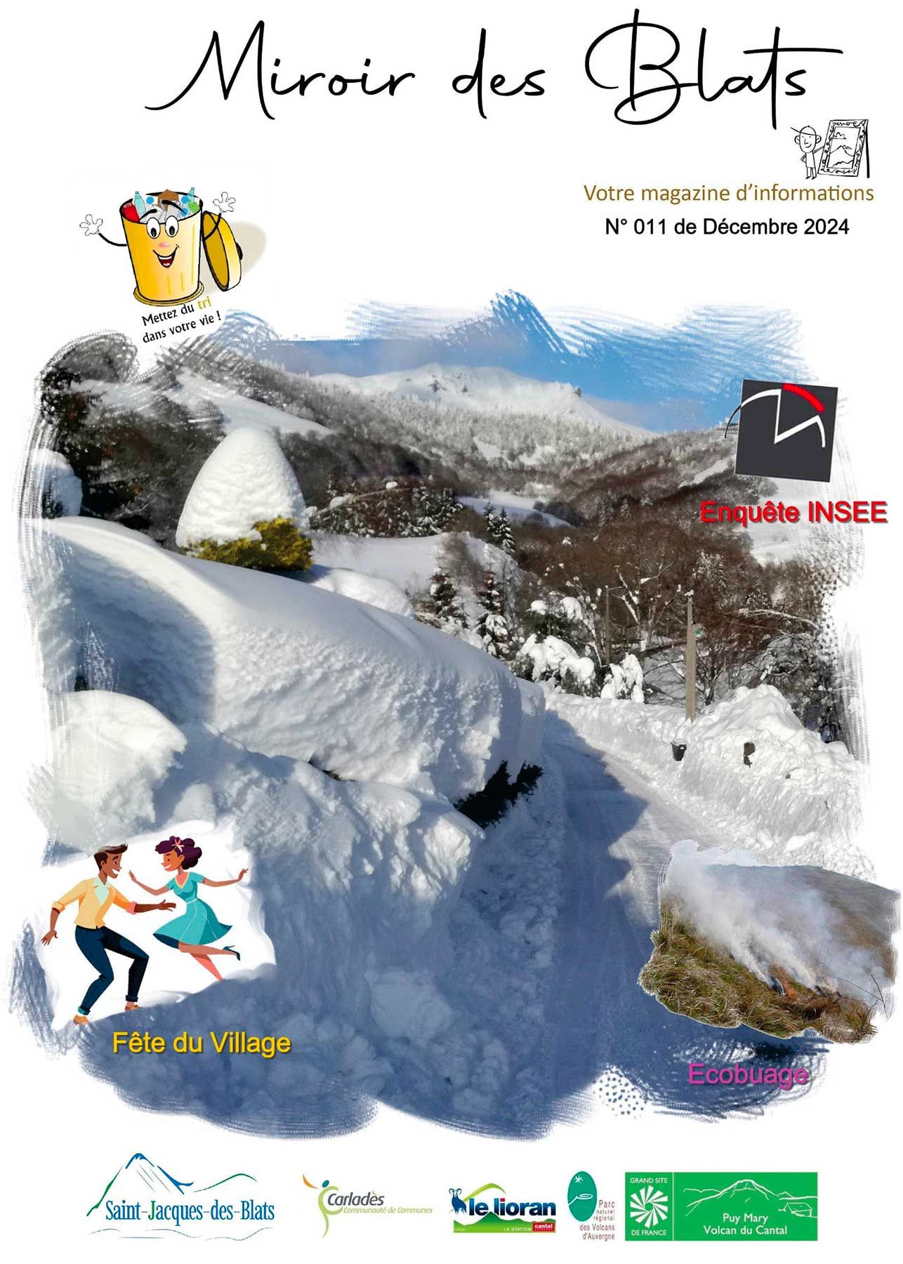 Miroir des Blats, commune de Saint-Jacques-des-Blats, décembre 2024